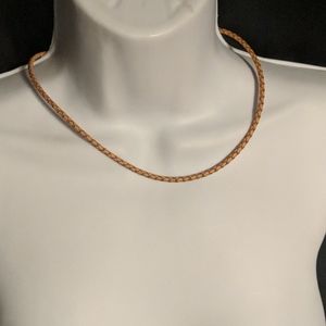 Leather braided Necklace